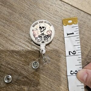Retractable Funny Badge Holder